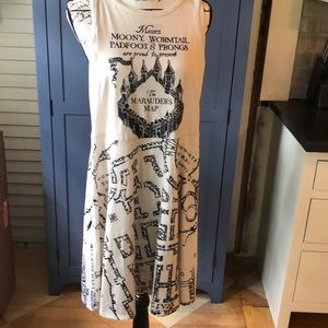 Harry Potter Marauder’s Map fit and flare dress